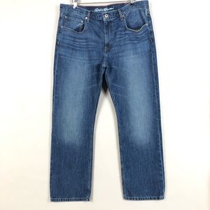 Eddie Bauer Men’s Straight Fit Medium Wash Jeans Size 38/30